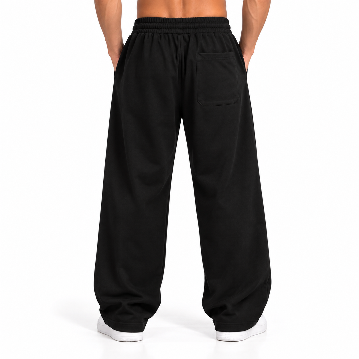 Black Baggy Fit Joggers