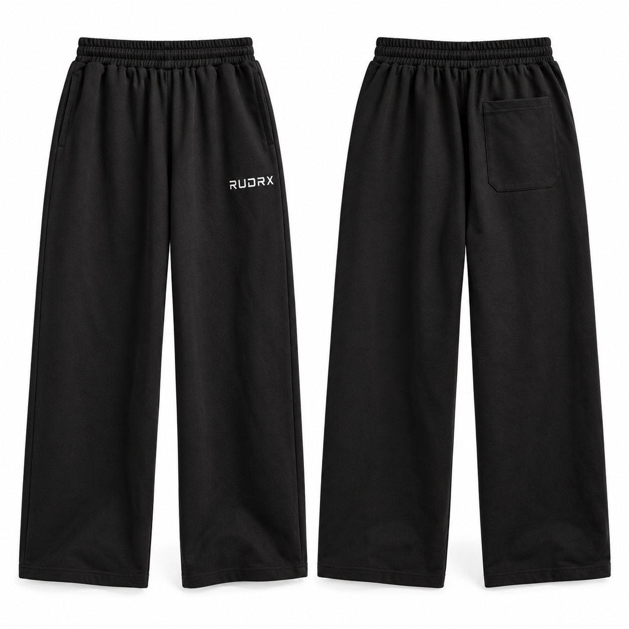 Black Baggy Fit Joggers