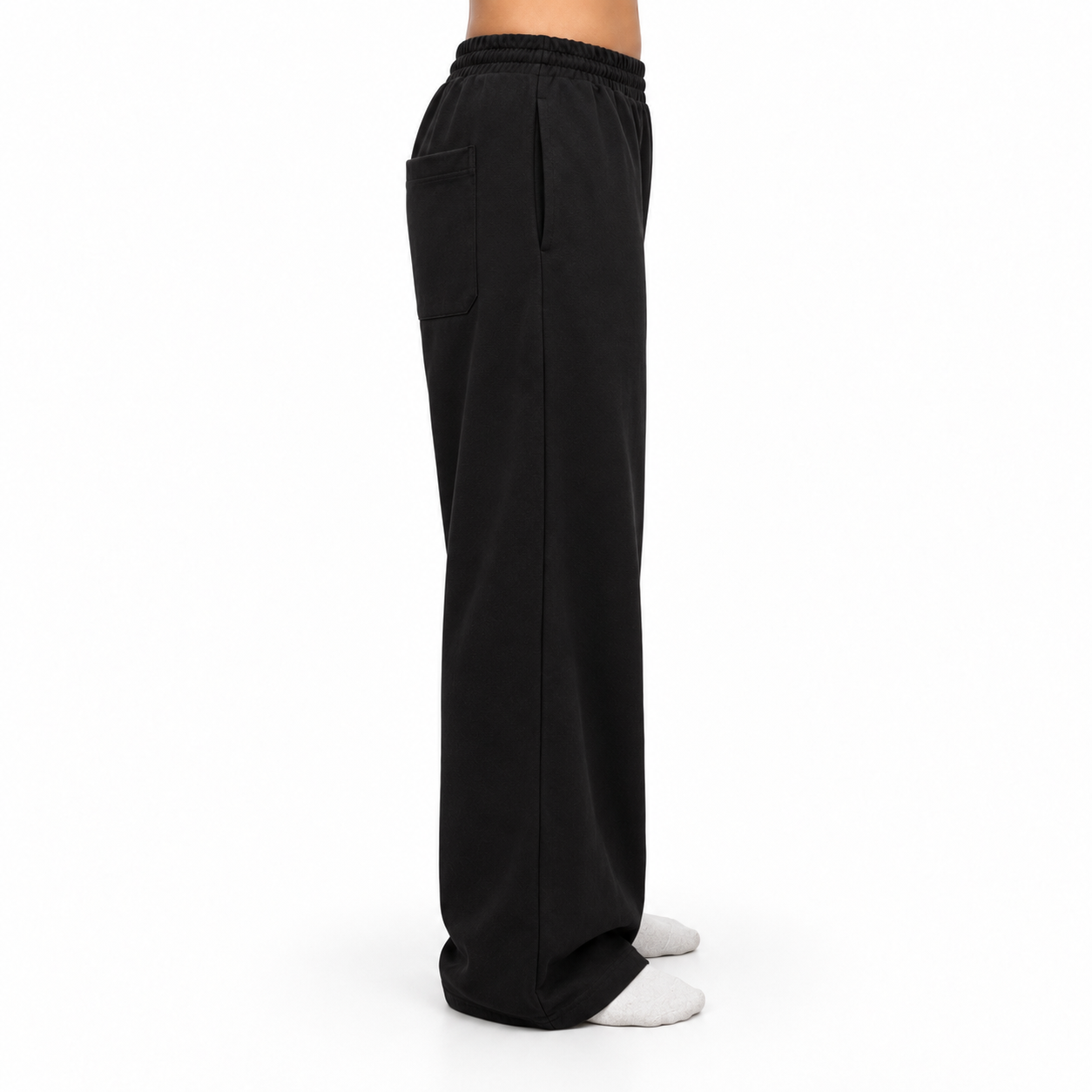 Black Baggy Fit Joggers