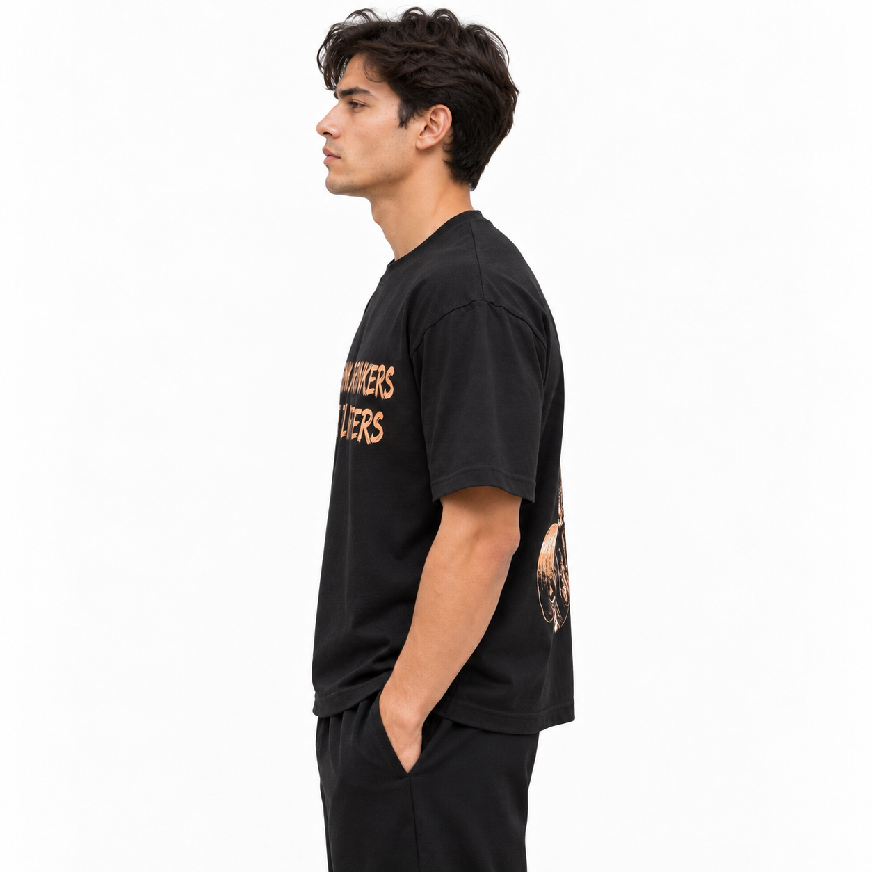 Black Loose Fit T-Shirt