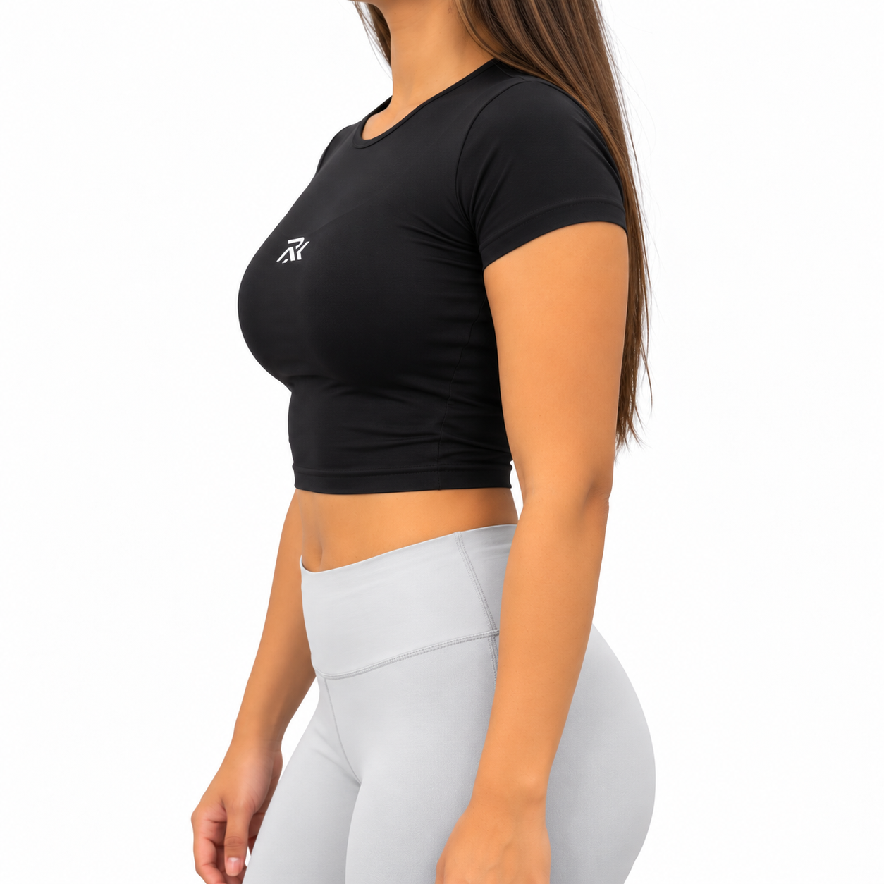 Black Sculpt Cropped tshirt