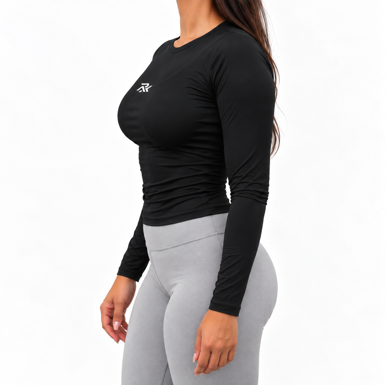 Black Sculpt Full Sleeve T-Shirt