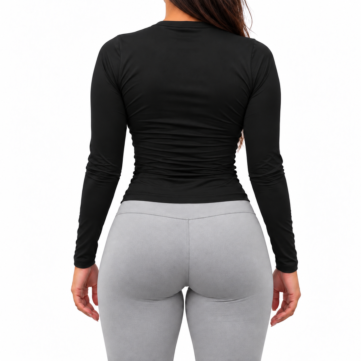 Black Sculpt Full Sleeve T-Shirt