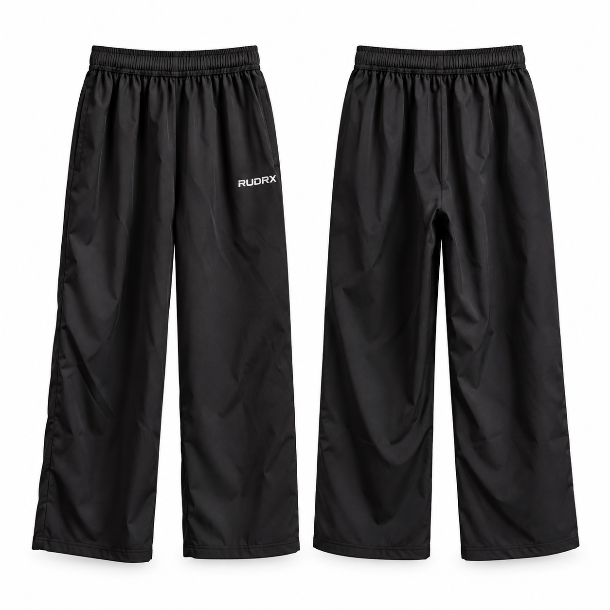 Men's Black NS Lycra Relaxed Fit Track Pants