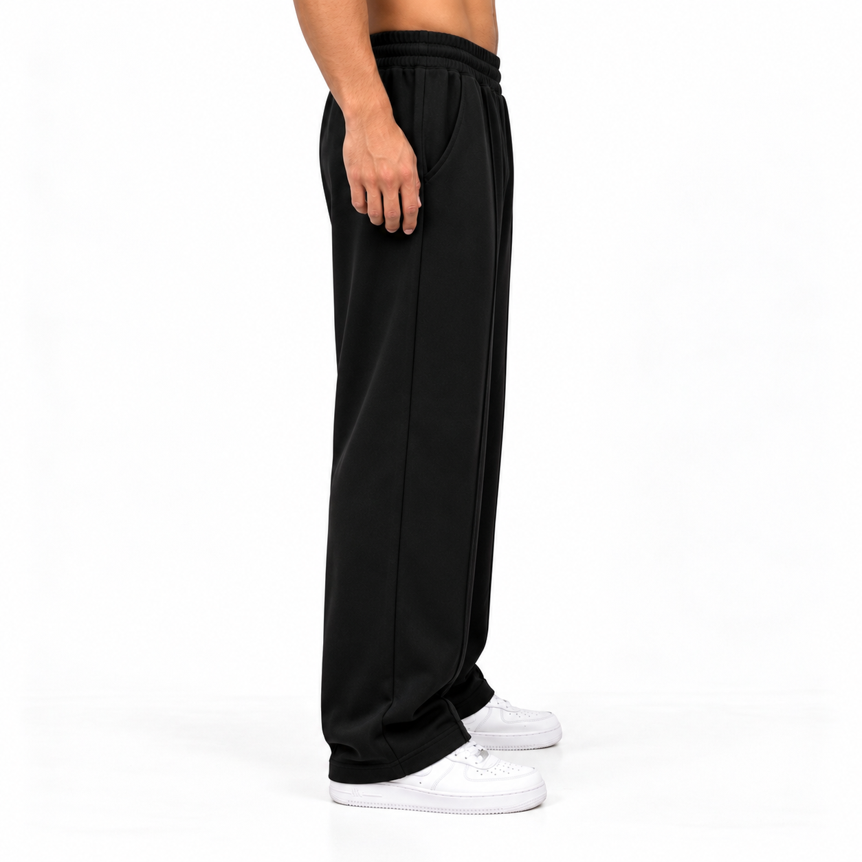 Men's Black Pinnacle straight Fit Joggers