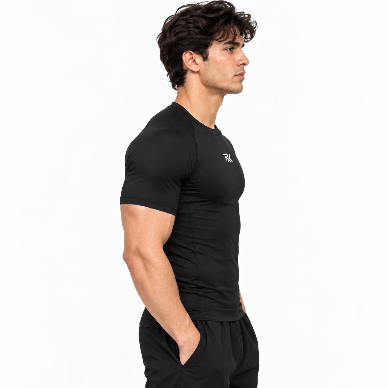 Men's Compression T-Shirt – Black