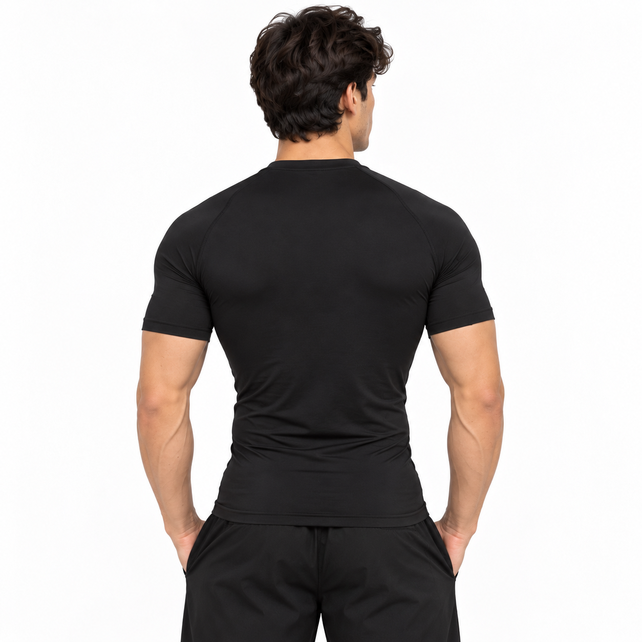 Men's Compression T-Shirt – Black