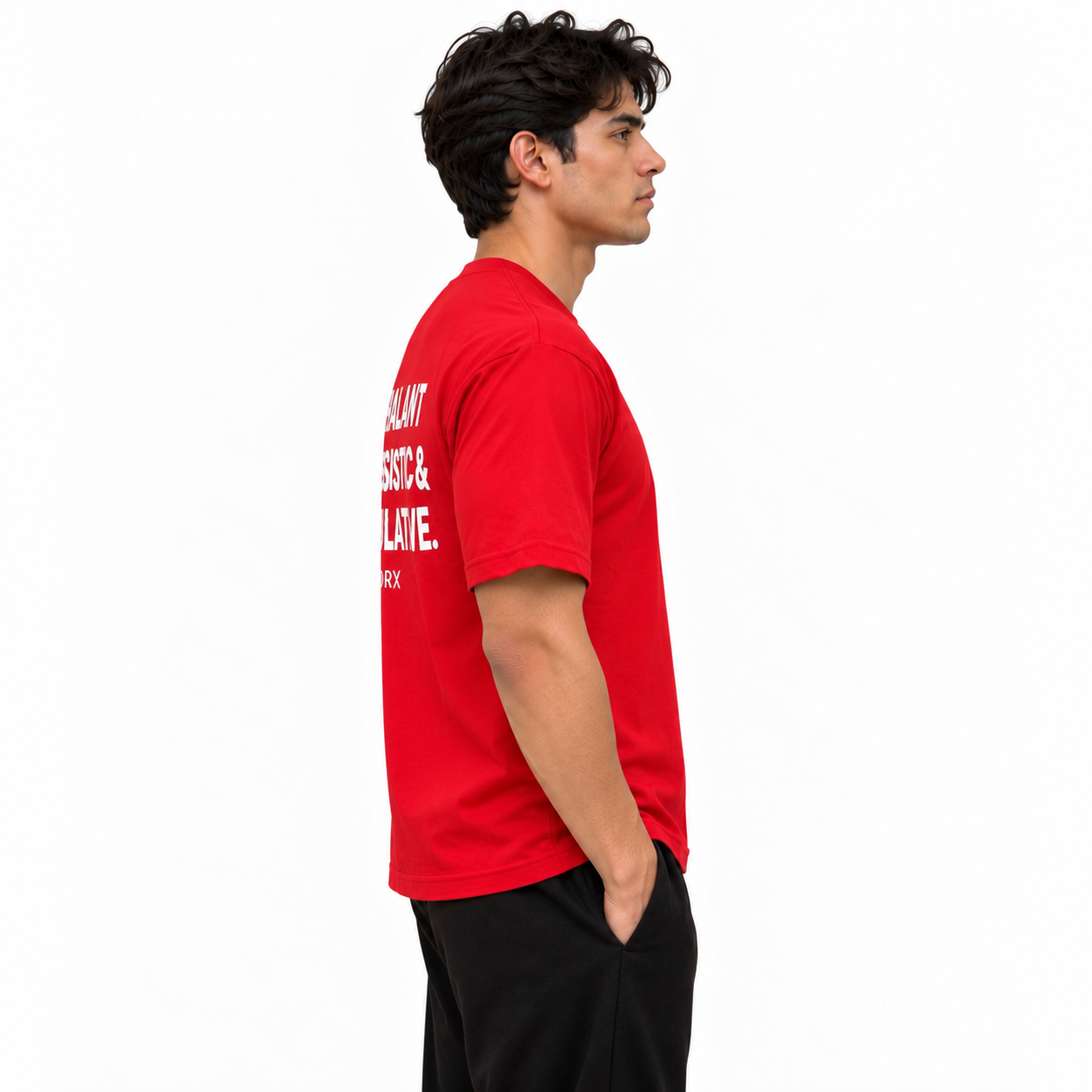 Red Loose Fit T-Shirt