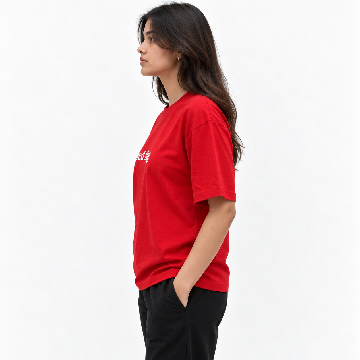 Red Loose Fit T-Shirt