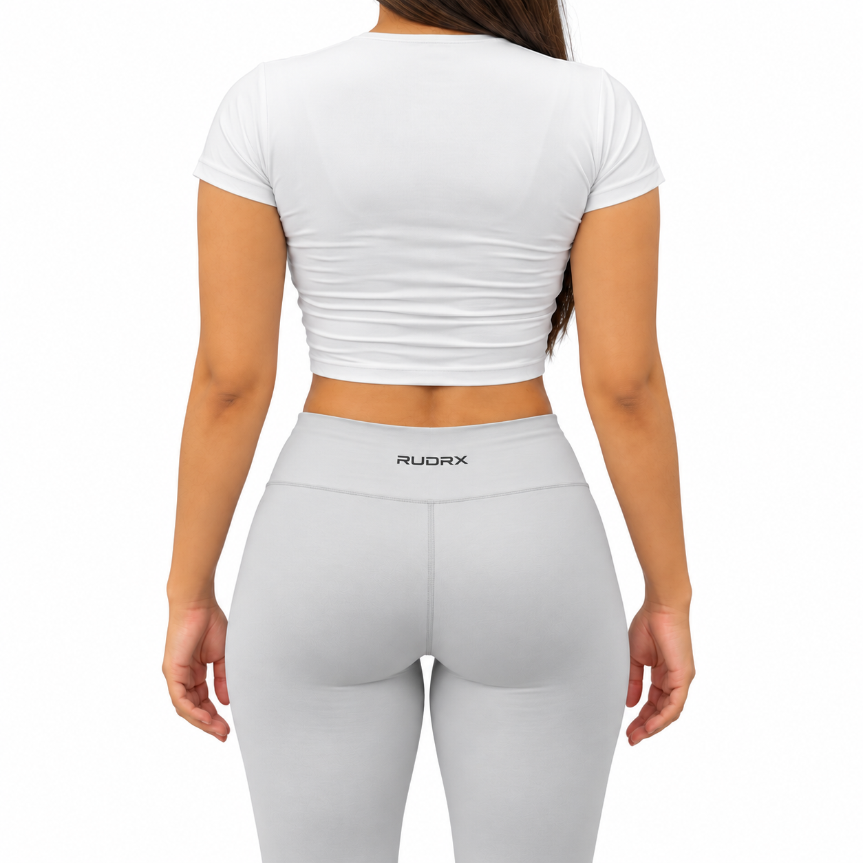 White Sculpt Cropped tshirt