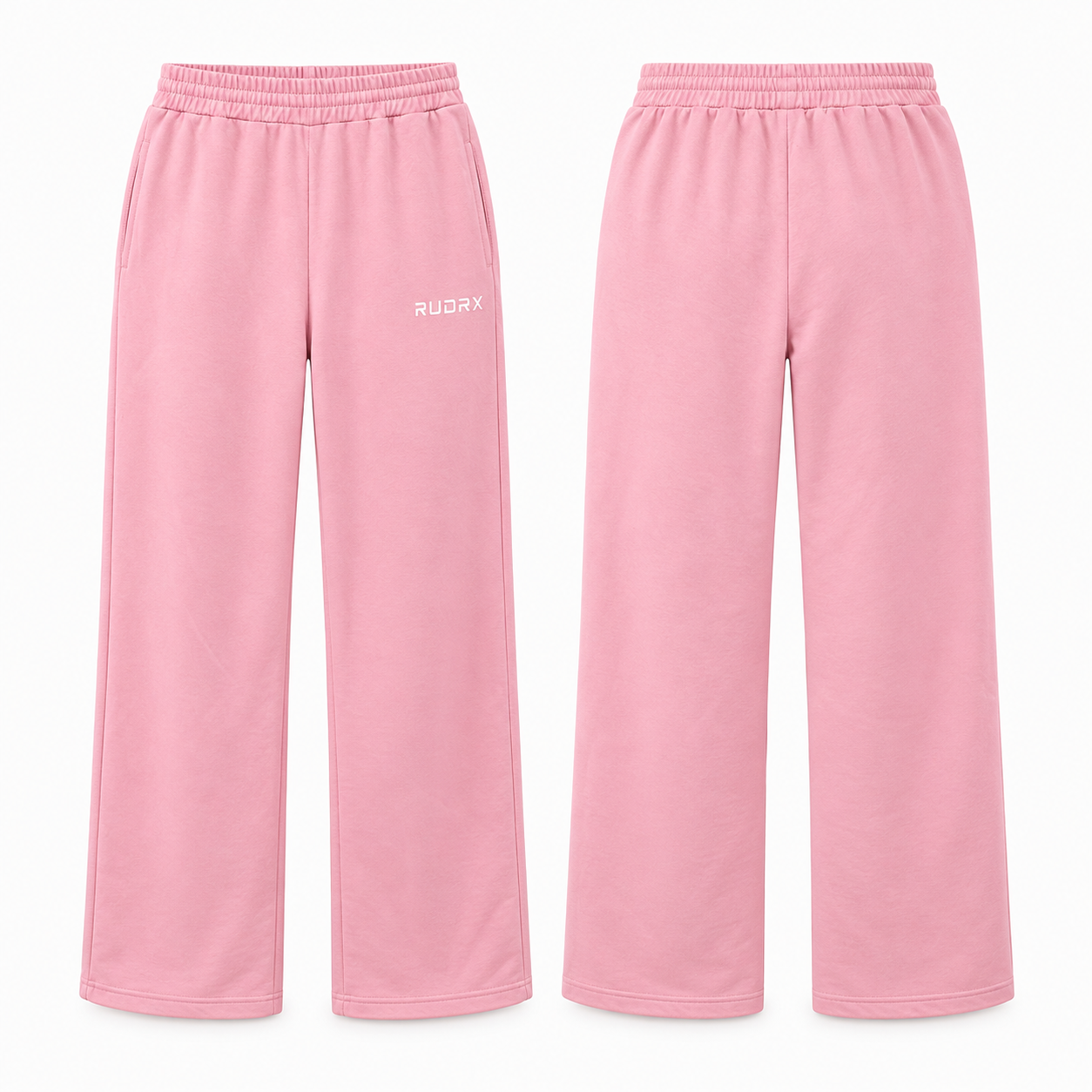 Women's Pink Straight Fit Joggers